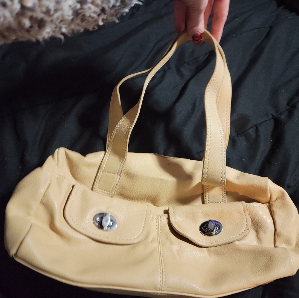 Nine West Pale Yellow Purse